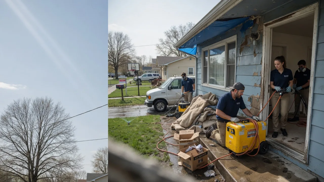 Basement Flood Cleanup in Bentleyville, PA near me